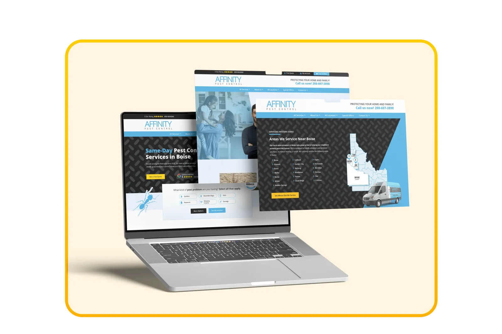 Affinity Pest Control Website