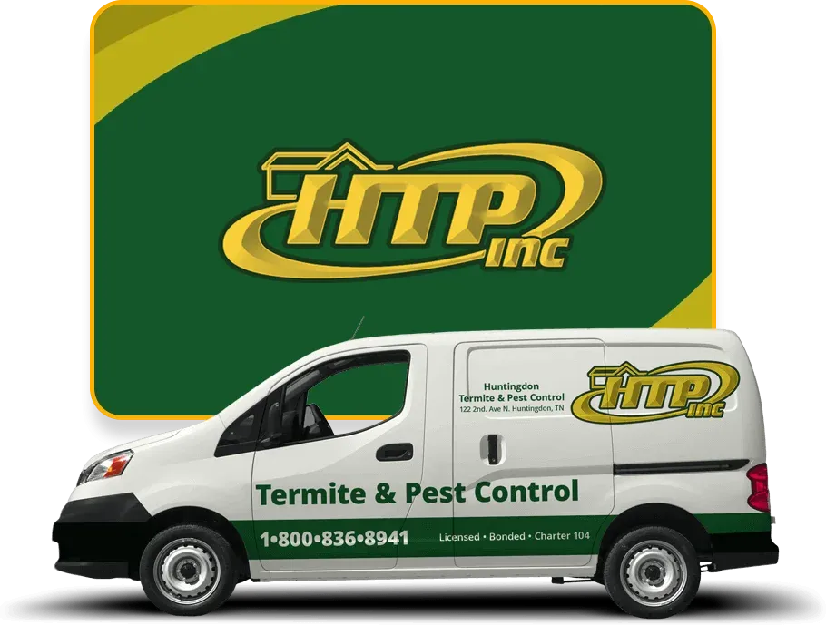 HTP logo and van