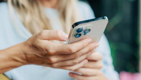 person holding smartphone